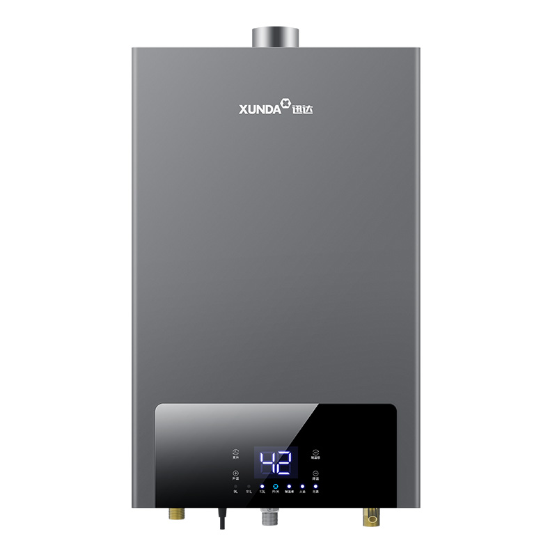迅达燃气热水器 ds815家用天然气智能恒温强排式热水器13l新品