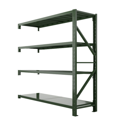 豪利特消防铁锹镐农具摆放架安保装备器材存放架绿色货架存放架重型-副架