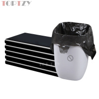 toptzy TZ5071222 垃圾袋家用手提式黑色袋子背心式垃圾袋 80*100cm 50只装