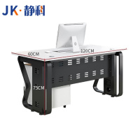 静科屏风工位办公桌含柜1200*600*750mm张