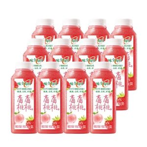 味全每日C莓莓桃桃复合果蔬汁 300ml*12瓶整箱 果汁含量100% 畅享C活力 释放满满元气 冷藏果蔬饮品