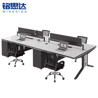 铭思达办公桌1.2米四人含椅套