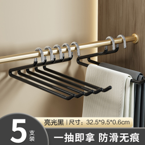 JEKO&JEKO 鹅型裤架多功能裤子衣架专用裤夹子家用无痕衣柜内置裤挂收纳神器
