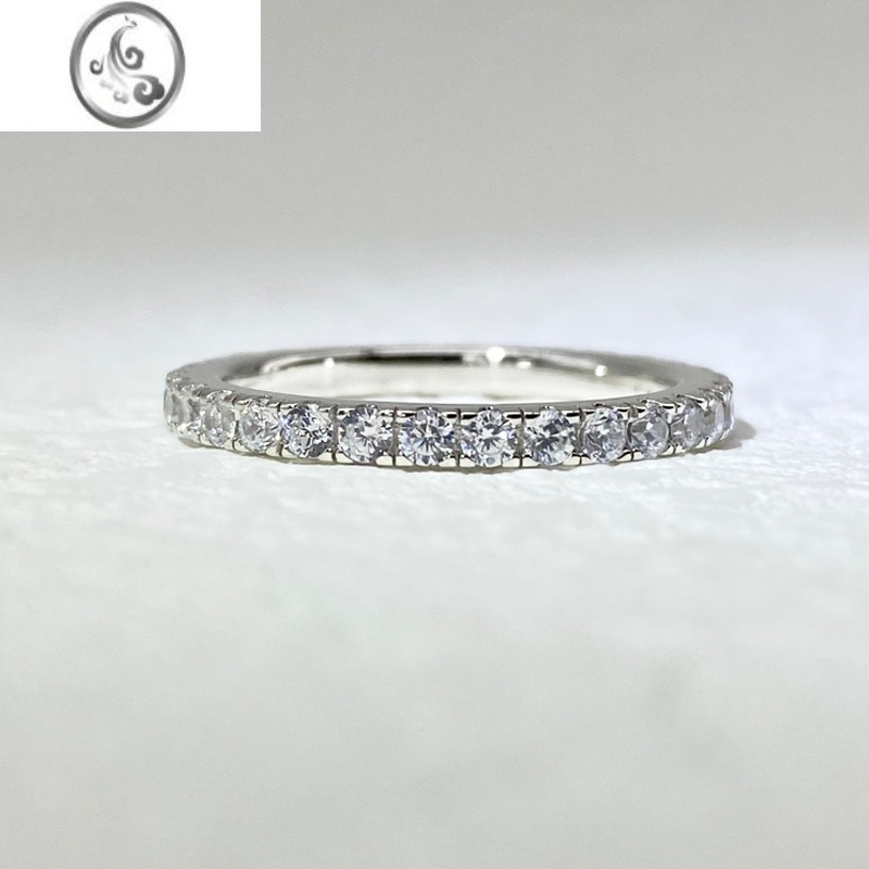 JiMi白月原创《芳华》情侣戒指银银一对简约男女小众设计对戒结婚礼物