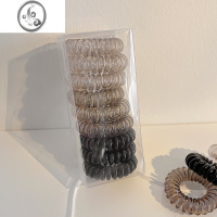 JiMi电话线发圈女夏扎头发绳2023年新款简约高弹力头绳橡皮筋皮套头饰