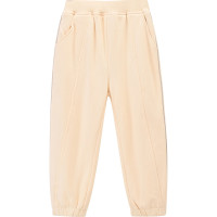 [1件3折]铅笔俱乐部童装2025秋冬新款女童长裤中大童双层针织裤儿童束脚厚裤子