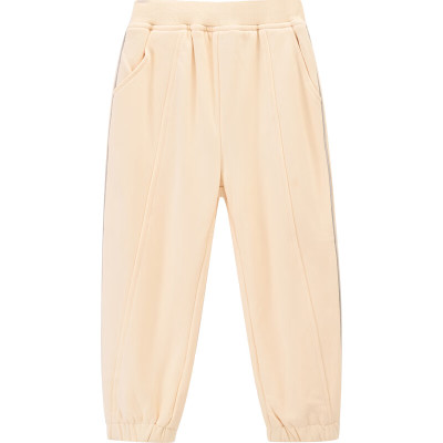 [1件3折]铅笔俱乐部童装2025秋冬新款女童长裤中大童双层针织裤儿童束脚厚裤子