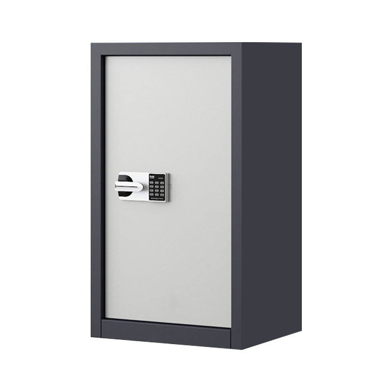 豪利特指纹电子保密柜钢制密码文件柜档案柜矮柜资料柜办公柜单门灰白:国保锁