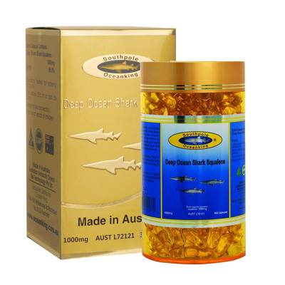 澳洲进口SouthpoleOceanking深海鲛鲨烯角鲨烯366粒瓶装鱼油/深海鱼油