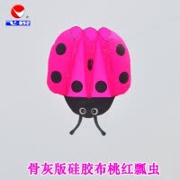 成大人软体风筝瓢虫易飞潍坊新款大型3d立体小钢炮风筝创意 三维工匠 骨灰版硅胶布黄色瓢虫(仅风筝)