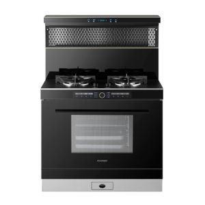 火星人(marssenger)集成灶JJZT-F83BC01L钢化玻璃台面排油烟机燃气灶蒸烤一体灶 左排烟 天然气