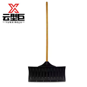 云型巨 除雪铲 黑色 把