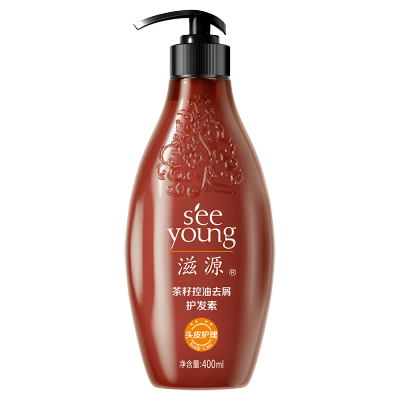 滋源 茶籽系列-400 控油去屑护发素400ml(NM)