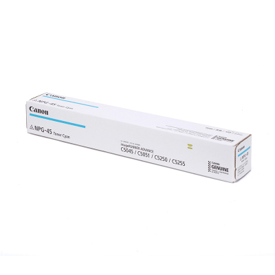 佳能NPG-45TONER墨粉蓝色适用iRADVC5045/C5051/C5250/C5255（单位：件）蓝色
