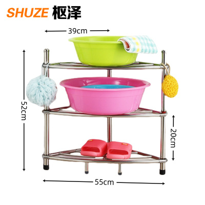 枢泽 脸盆架 3层 个