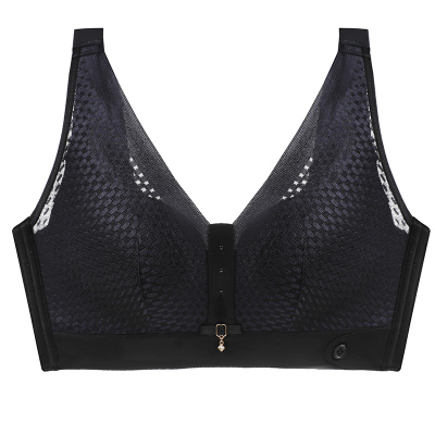 可莉允秋季无痕无钢圈聚拢文胸上托收副乳奶罩小胸显大侧收红内衣女套装文胸套装