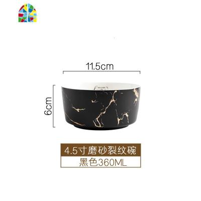 ins金色餐具陶瓷吃饭汤碗情侣盘碟碗筷套装组合家用欧式2人食 FENGHOU 注:避免瞬间温差过大,骤冷骤热