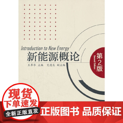新能源概论(王革华)(二版) 王革华 化学工业出版社 正版书籍