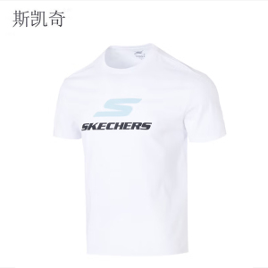 斯凯奇 情侣款白色T恤 P225U116-0019XXXL 件