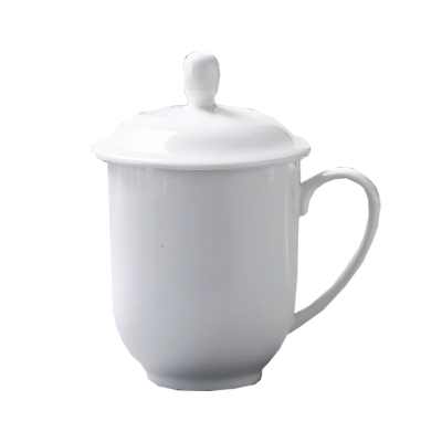 海铁科技陶瓷带盖茶杯350ml/个 fccb