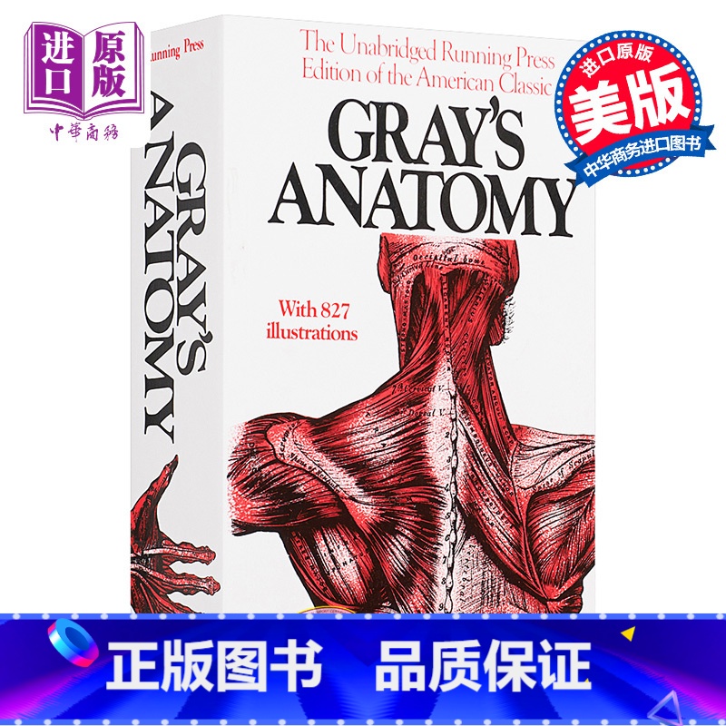 [正版]格氏解剖学 英文原版 Gray's Anatomy Henry Gray中商原版