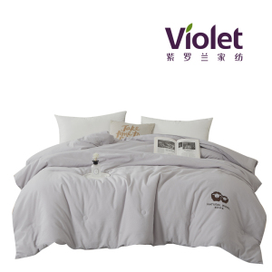 紫罗兰羊毛绒大豆复合被200x230cm 款号:VDZLPBZ13784
