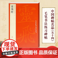 正版 灵飞经 中国碑帖名品54 释文注释 繁体旁注 碑刻墨迹2种小楷毛笔书法字帖 上海书画出版社
