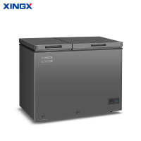 星星(XINGX)BCD-348GCT冷柜家用双温348升冷藏冷冻微霜系统双温双箱冰柜顶开门卧式商用冰柜冰箱