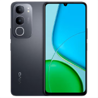 vivo Y50 钻黑 12GB+256GB 天玑6300 5G芯 6000mAh电池 44W充电 高清影像 5G 手机