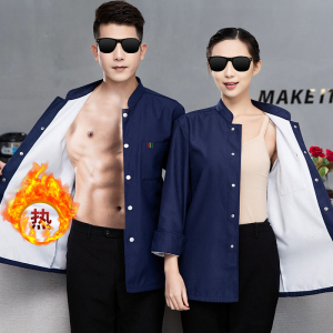 TDUO加绒加厚冬装厨师服X3 套