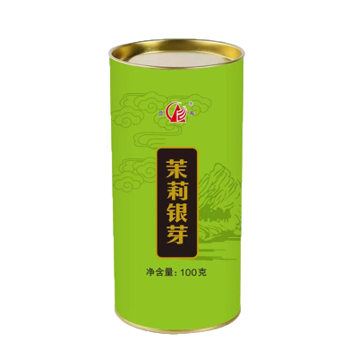 鼎寿茉莉银芽花茶 100克 罐