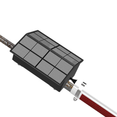 鸿灵睿芯 RX-HL23D LED 3.7V 2W IP66 30-60次/min 防低空外破警示灯(计价单位:盏)黑色