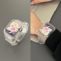 适用oppo手环2表带镂空牛仔oppoband2手表带新款智能运动二2代替换腕带3139B