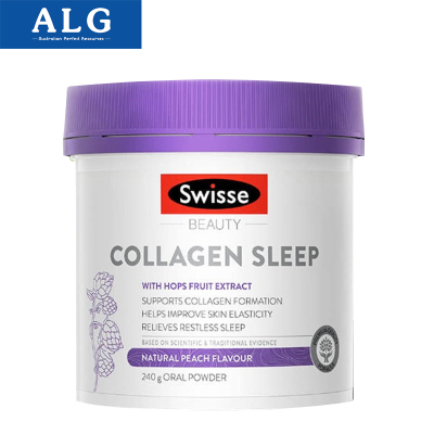 免税-澳洲Swisse晚安胶原蛋白肽粉1瓶240g焕活嘭弹美肌好梦原装进口