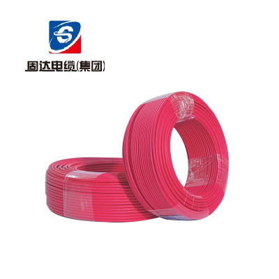 固达电缆 阻燃铜芯软电线 ZR-BVR-1*95 米