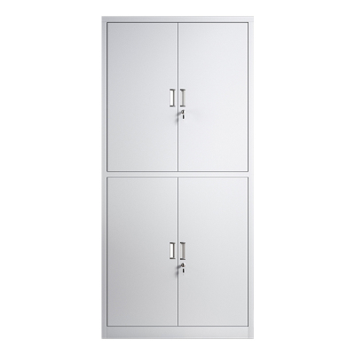 豪利特收纳柜财务档案柜资料柜加厚文件柜办公室带锁铁皮柜通体双节柜