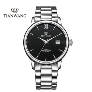 天王表(TIANWANG)石英表 简约休闲男表正品钢带手表防水男士腕表3996
