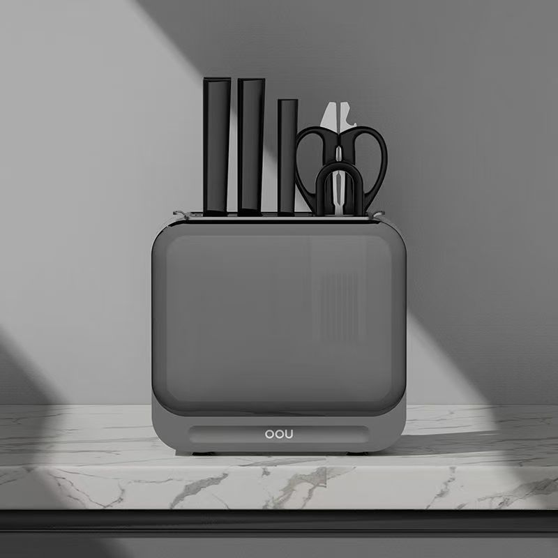 OOU黑刃Master系列抗菌七件套刀具套装德国钢材抗菌防锈厨房全套