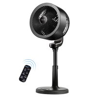 艾美特(Airmate)空气循环扇立式空气对流直流变频3D立体送风轻音节能电风扇黑天鹅FA23-RD33