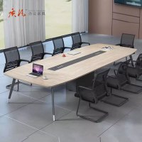 质凡会议桌现代简约小型职员培训洽谈桌