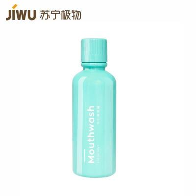 苏宁极物益生菌清新薄荷漱口水500ml清新口气除口臭去牙结石不含酒精办公家用成人通用款漱口水