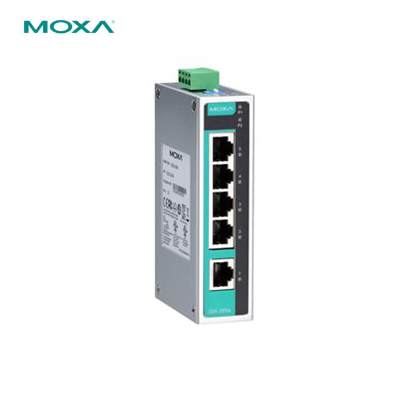 摩莎MOXA 8 端口入门级非网管型以太网交换机 EDS-205A 单位:个