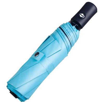 全自动钢骨玻纤 黑胶布 橡胶漆手柄YF-Z2021023晴雨两用伞