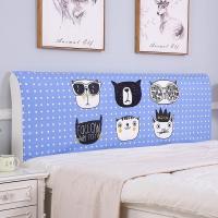 家柏饰(CORATED)欧式全包床头罩套床头套罩弹力布软包床靠背罩防尘保护套1.51.8米 波点猫咪 2.2米