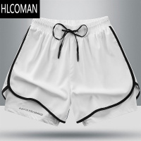 HLCOMAN防走光跑步运动冰丝短裤男女同款夏季篮球训练速干健身透气三分裤