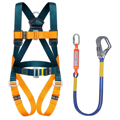 五点式安全带 双大钩安全绳2米 高空作业防护绳 单位/套