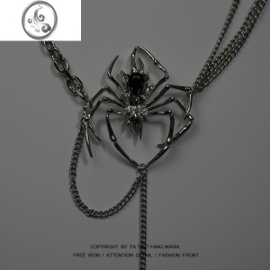 JiMi发条家!无聊了戴只正在结网的利爪蜘蛛!项链 1个