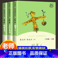 [人教版]快乐读书吧三年级上册(全3册) [正版]人教版 快乐读书吧三年级上册读的课外书 稻草人书叶圣陶安徒生格林童话故
