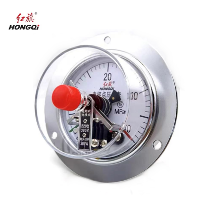 红旗 磁助式电接点轴向带边压力表定制检测款YXC100ZT(备注压力值) 块