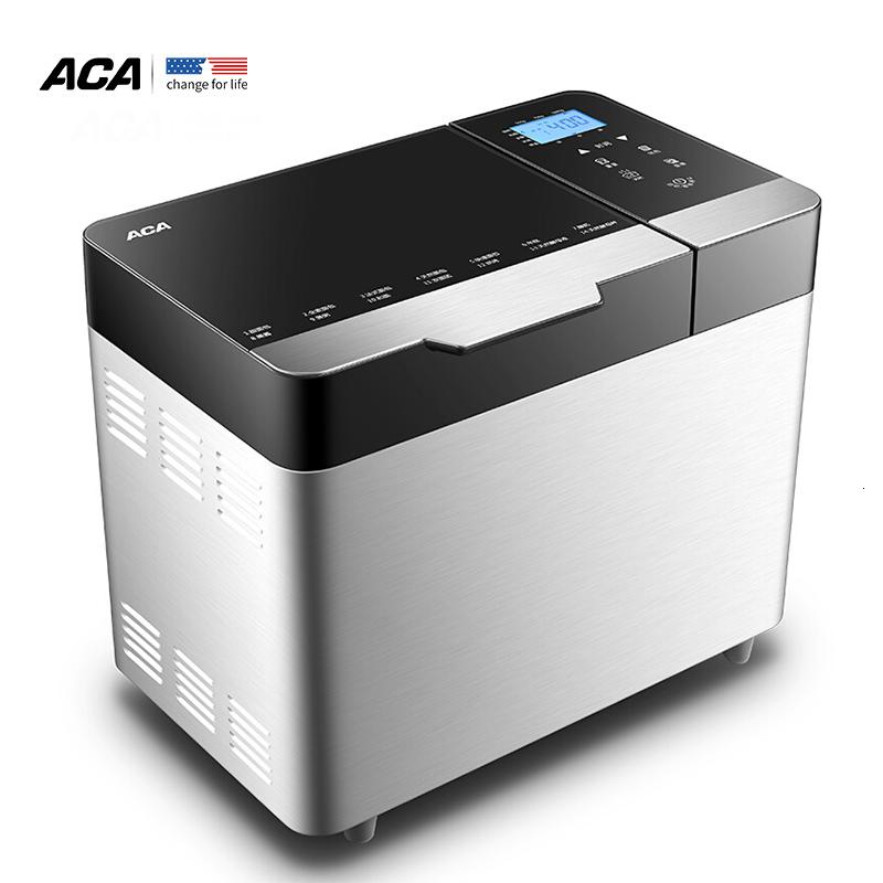 [新品]aca面包机家用全自动小型和面发酵馒头揉面多功能早餐机ab-sf